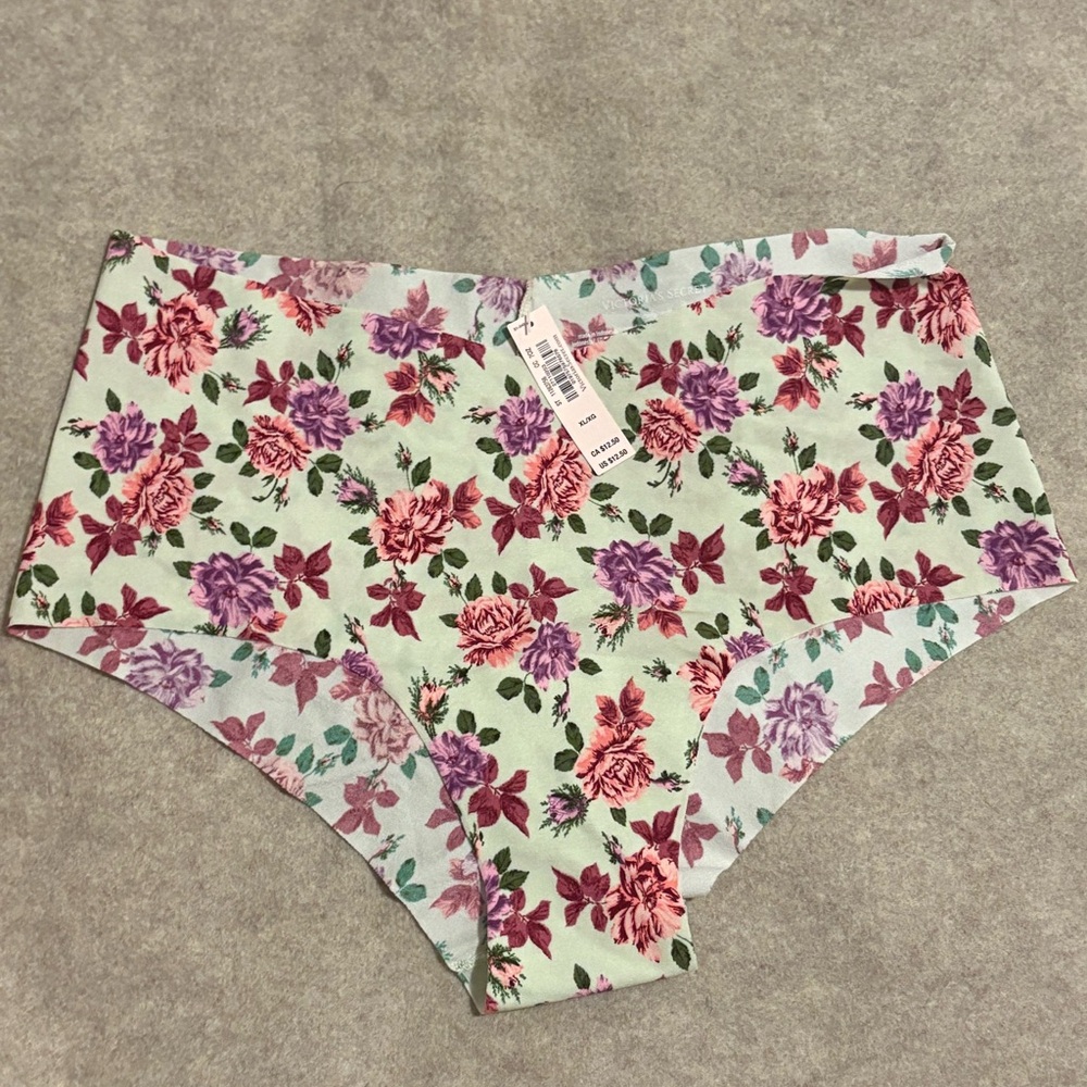 Victoria's Secret Floral Cheeky Panties XL